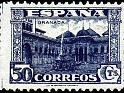 Spain 1937 Monuments 50 CTS Blue Edifil 809